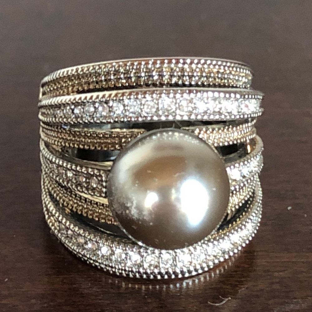 NVC (Nataliya V Collister) statement ring.